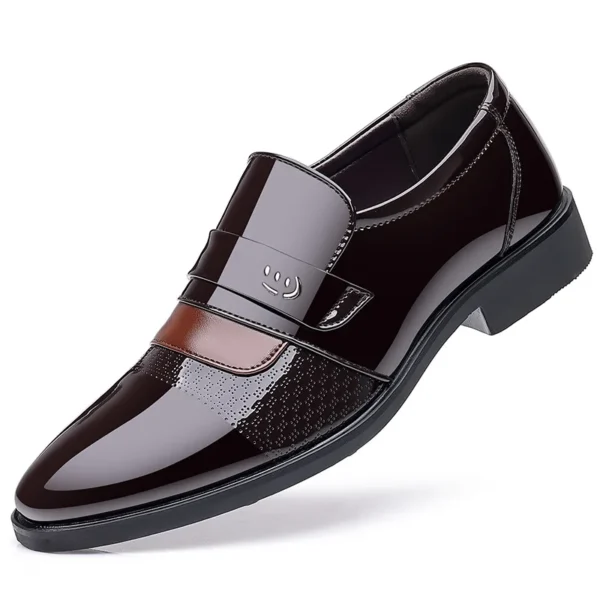 Elegant Brown Fashion Penny Loafers for Men