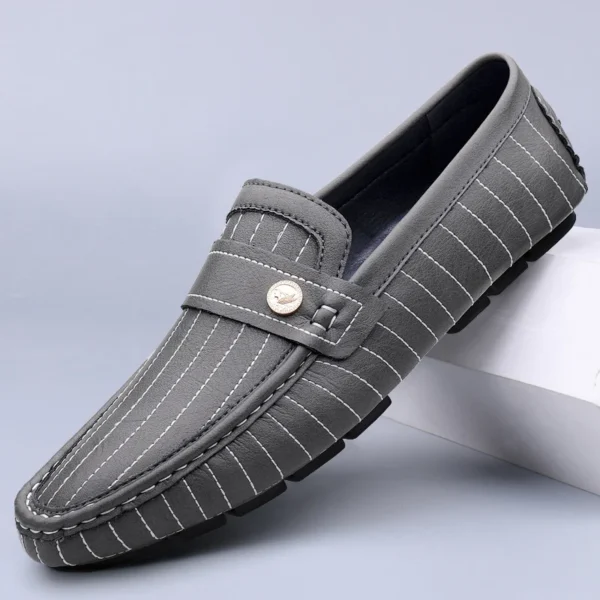 Handmade Italian Leather Wedding Loafers for Men