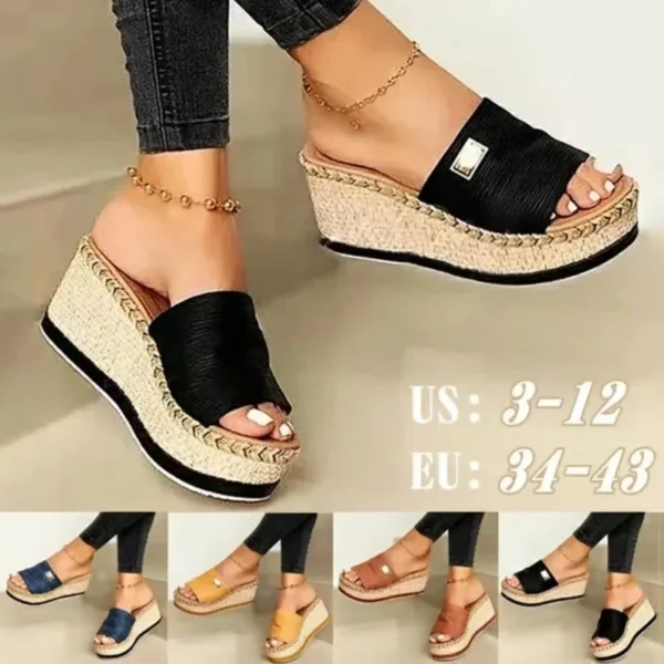 Soft Comfortable Summer Wedge Sandals