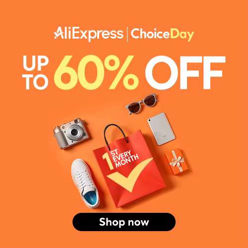 The 3-in-1 wireless charger for Apple products, a top tech deal from the AliExpress Choice Day sale, shown holding an iPhone and Apple Watch